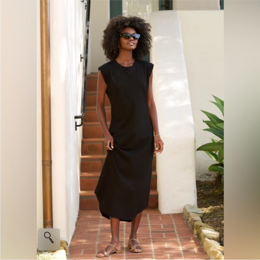 Frank & Eileen Cory Vintage Muscle Tee Dress Black Small - Picture 2 of 12